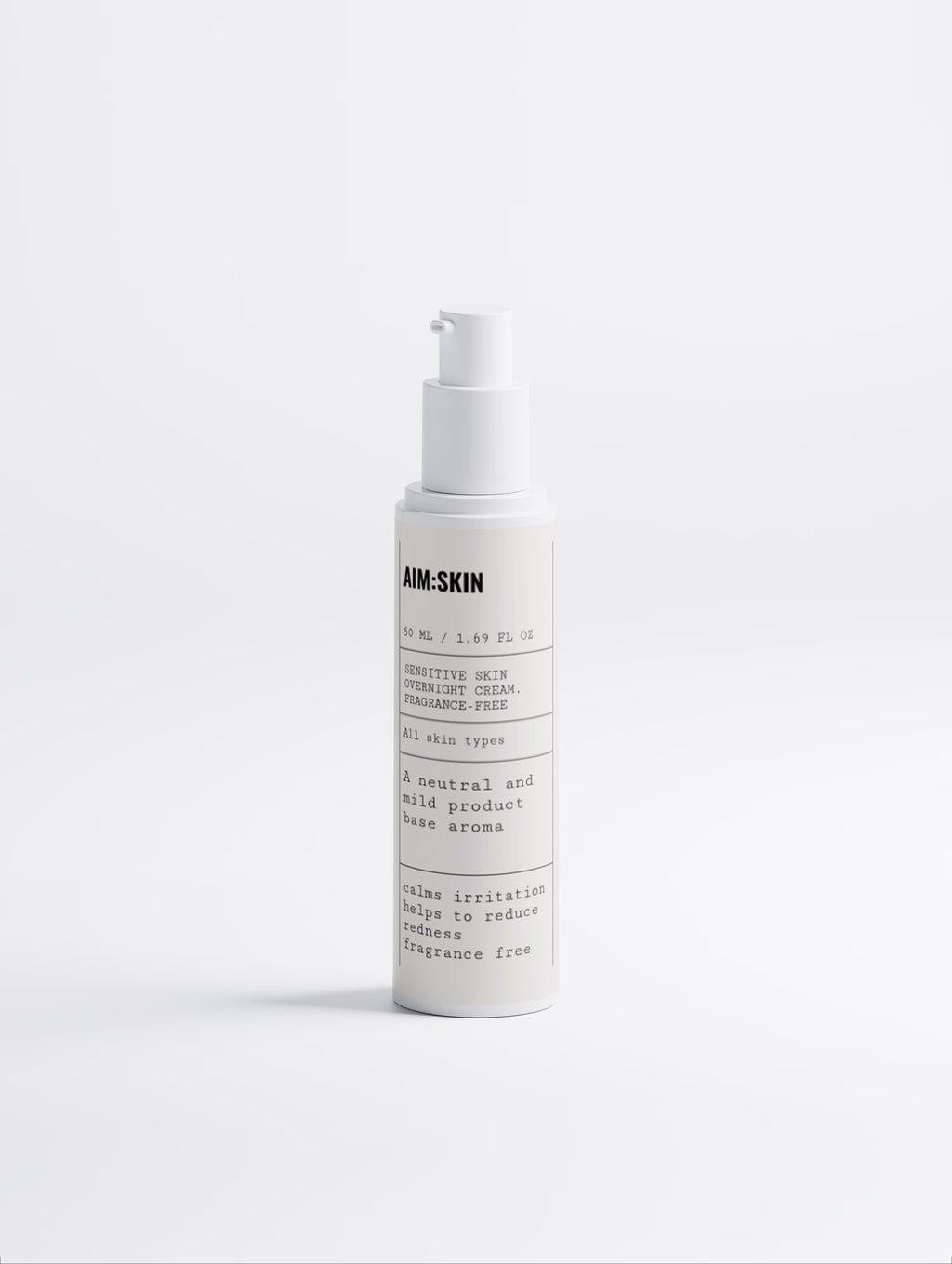 Sensitive Skin Overnight Cream, Fragrance-Free