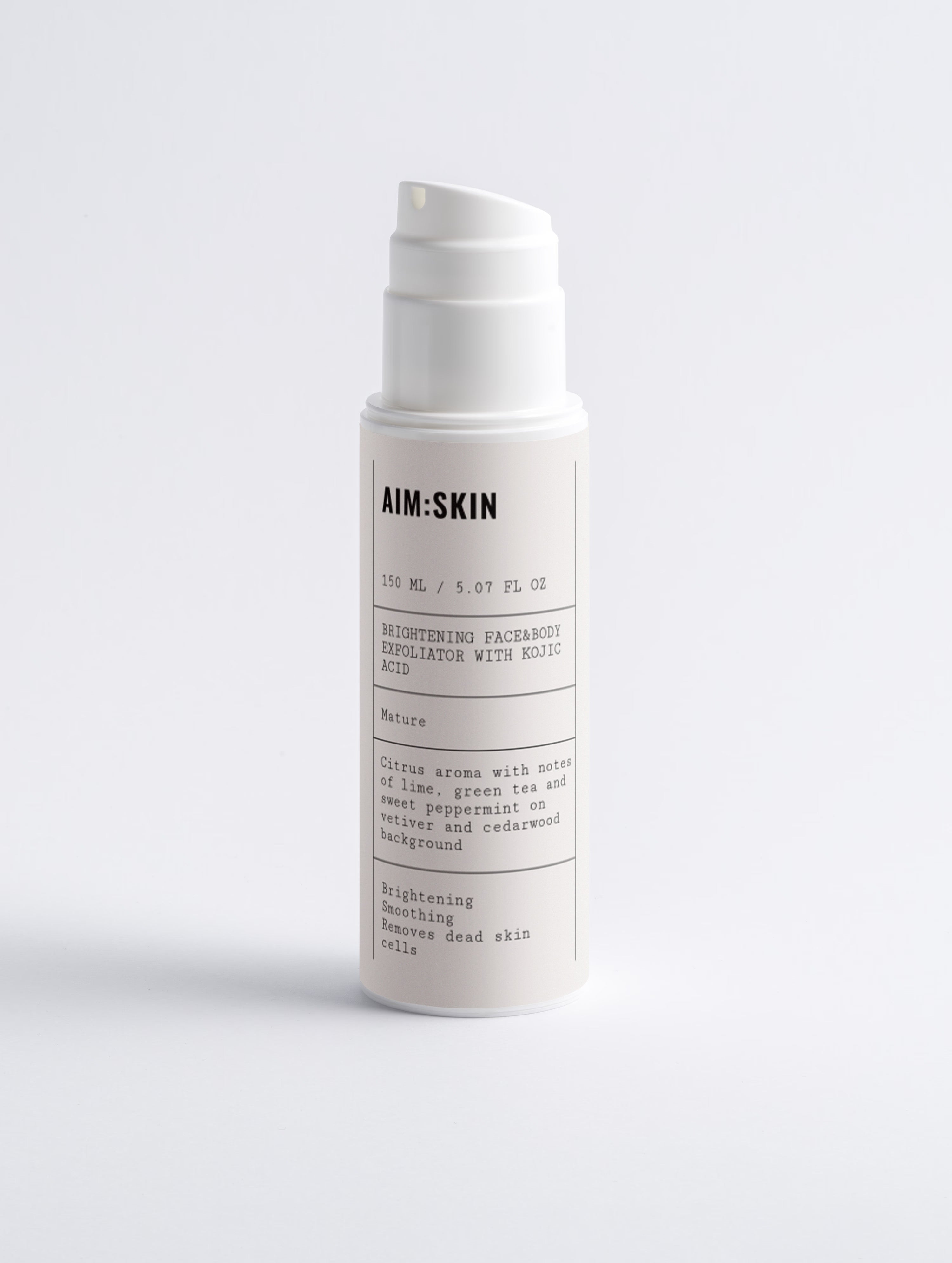 Brightening Face&Body Exfoliator with Kojic Acid