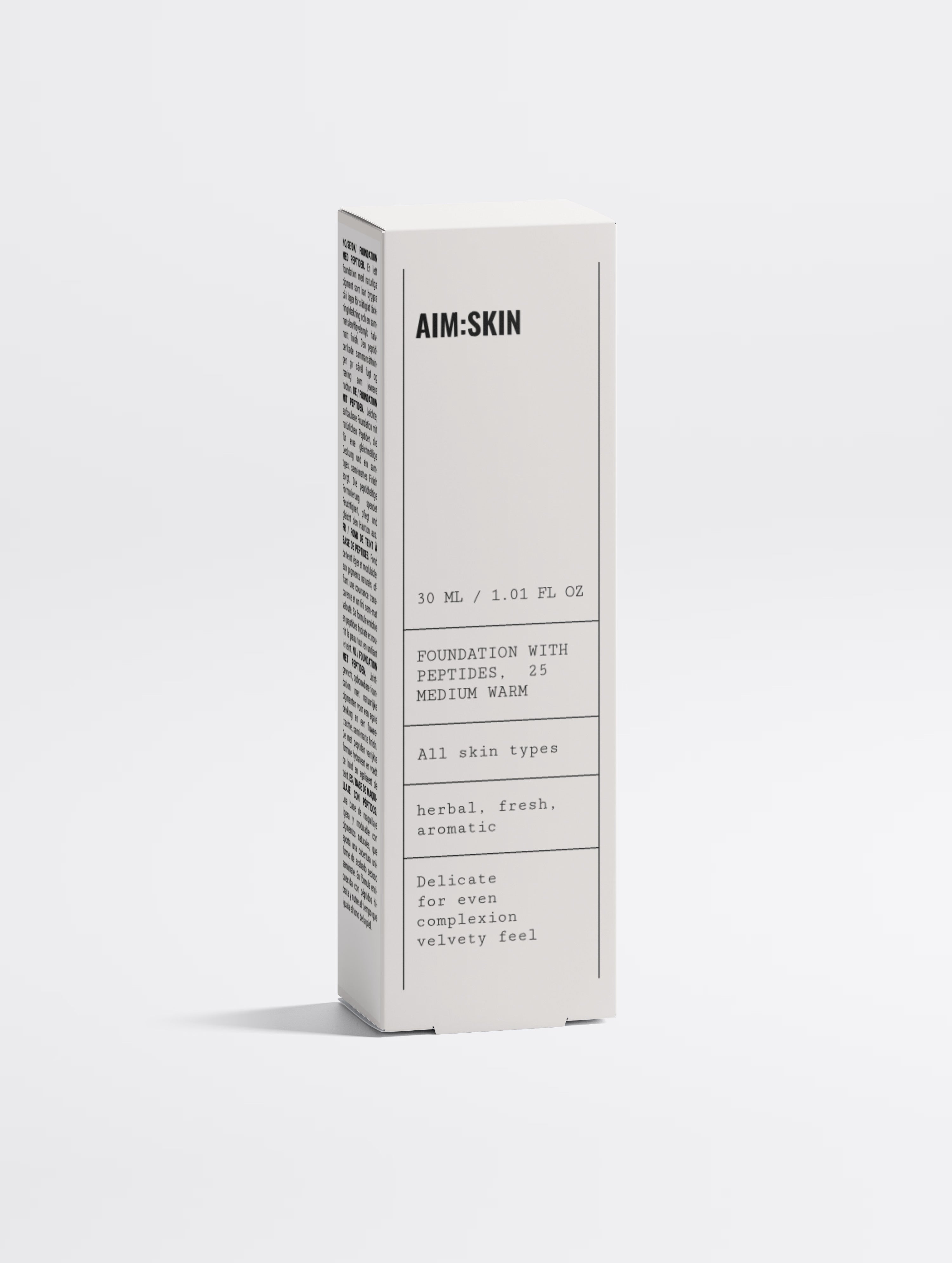 Foundation with Peptides,  25 Medium Warm